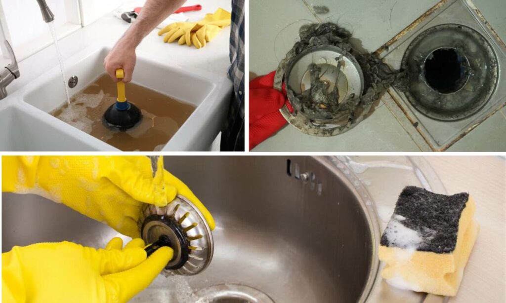 Professional drain cleaning service in action, showcasing advanced equipment and skilled technicians at work