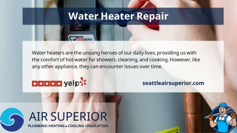 Professional Water Heater Repair Service in Action - Seattle Air Superior