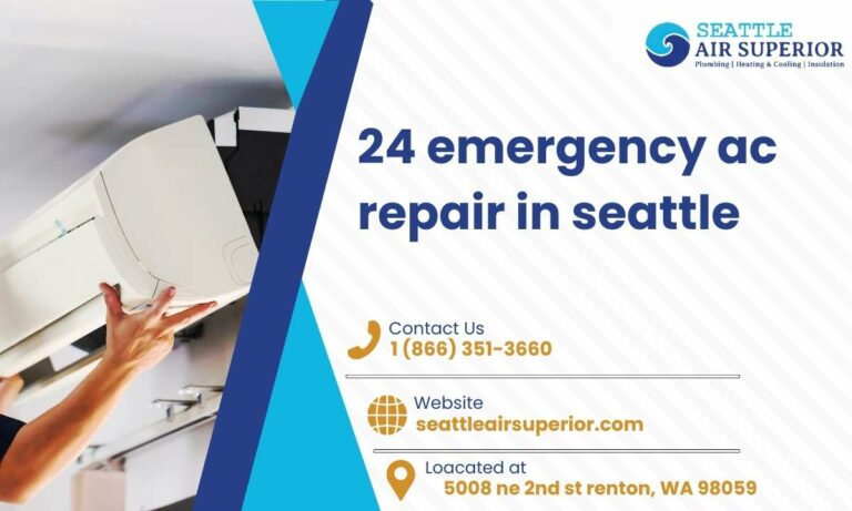 24emergency ac repair in seattle banner