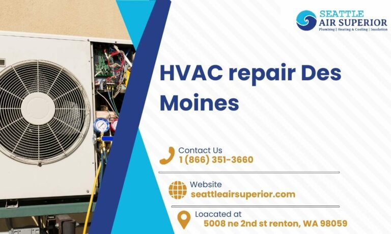HVAC repair Des Moines banner