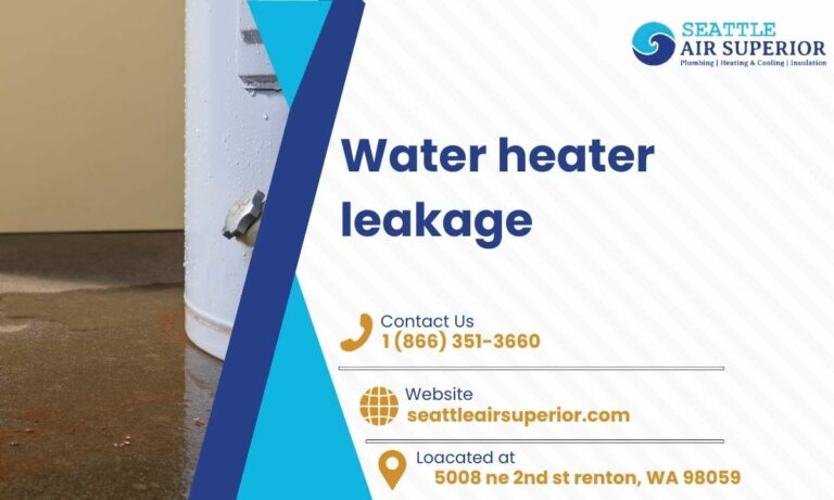 Water heater leakage Banner